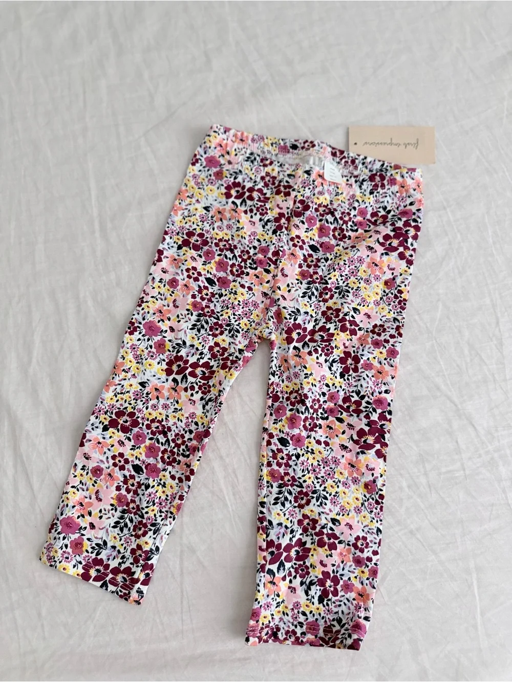 Carter's White Floral Zip Footed Romper & Pink Heart Sleepsuit